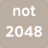 not 2048 icon
