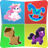 Pony Match Memory Games Kids icon