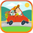 Puzzles for children: cars icon