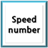 speed numbers icon
