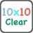 10x10 Clear icon
