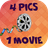 4 pics 1 word: Movies icon