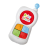 Baby phone toy icon