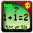 bee yes no math icon