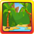 coconut tree seashore escape icon