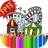 Coloring Book  Amusement Park icon