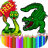Coloring Book Reptile icon