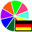 Colors in German icon