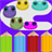 fingiir family frog color icon