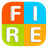 FIRE bokstaver icon