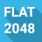 Flat 2048 icon