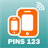 Pins 123 icon