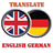 Translate English to German icon