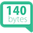 140 Bytes icon