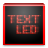 TextLED icon