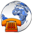 City, Country, Caller ID icon