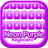 Descargar Neon Purple Keyboard Theme