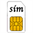 Sim card informations icon