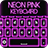 Neon Pink Keyboard Changer icon