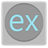 exDialer White Card Cyan Theme icon