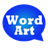 WordArt Chat Sticker for MessageMe icon