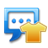 Handcent SMS Skin(Purple plus) icon