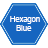 HexagonBlue icon
