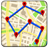 Mobile Location Tracker on Map icon