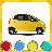 Coloring pages _ cars icon