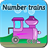 Number trains icon