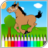 Painting Horse Coloring Pages icon