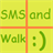 SMS and Walk App icon