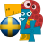 Swedish numbers icon