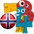 norwegian numbers icon
