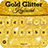 Gold Glitter Keyboard version 1.0