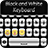 Black and White Keyboard icon