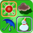 Japanese-style weather symbol quiz icon