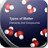 Types of matter: elements and compounds icon