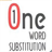 1 Word substitution icon