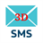3D SMS icon