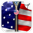 USA Flag Zipper Screen Lock icon