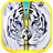 White Tiger Wallpaper Zipper icon