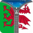 Wales Flag Zipper Screenlock icon