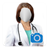 Women Doctor Photo Suit icon