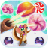 bubble jolly candy icon