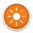 Screen brightness widget icon