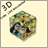 3D Photo Cube LWP icon