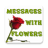 Messages and flowers icon