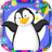 Penguins coloring icon
