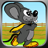 Mouse chase for cheese icon